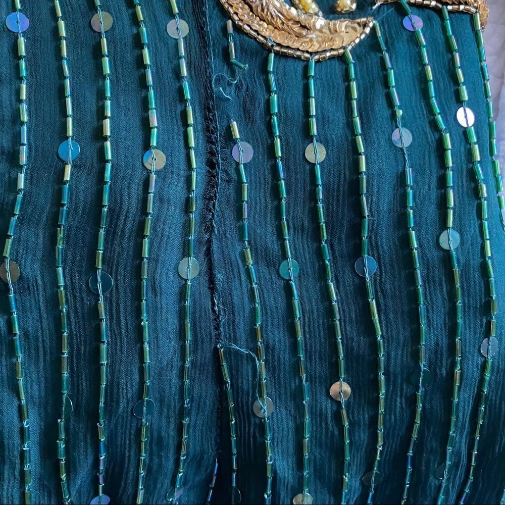 Lawrence Kazar New York vintage beaded dress S - Picture 13 of 16